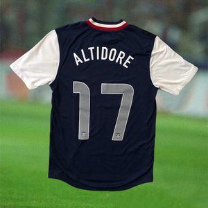 USA 2012/13 Away Soccer Jersey Small Nike Jozy Altidore World Cup Camiseta USMNT